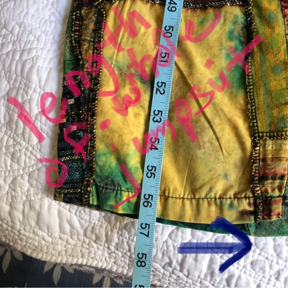 Kathmandu Imports Multicolor Patchwork Jumpsuit
